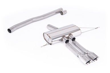 Milltek Non-Resonated OPF/GPF Back Systems for Mini Cooper F66 with GT-100 Polished Tips (Sport Diffuser only) | SSXM492
