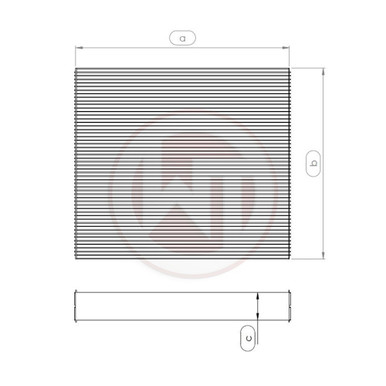 Wagner Tuning Universal Radiator Core - 264 x 240 x 96 (mm) | 004001010-001