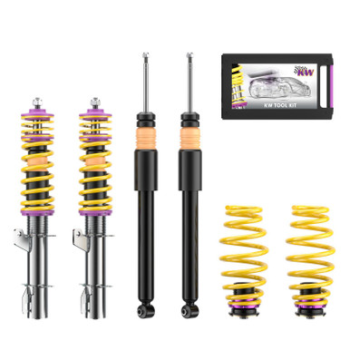 KW Coilover Kit V1 Audi TT (TTC TTR) Coupe + Roadster; FWD; all engines | 10210005