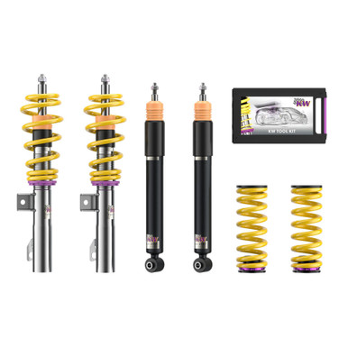 KW Coilover Kit V1 For 2022+ Audi Q4 (FZ) without electronic dampers 4WD, Sportback e-Tron | 10282034