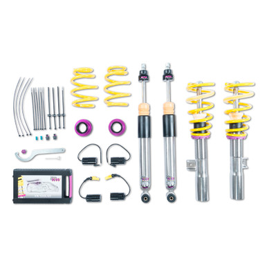 KW Coilover Kit V3 2020+ Mercedes CLA 35/CLA 45 Coupe 4WD w/ Electronic Dampers | 3522500S