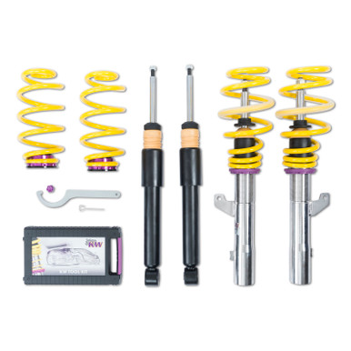 KW Coilover Kit V1 Audi A3 (8P) FWD all engines w/o electronic dampening control | 10210040
