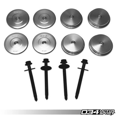 034Motorsport Subframe Bushing Kit, Billet Aluminum, B6/B7 Audi A4/S4/RS4, Rear | 034-601-0011
