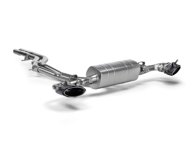 Akrapovic 2025 Audi RSQ8 Evolution Race Line Link Pipe Set (Titanium) | CO-AU/T/5