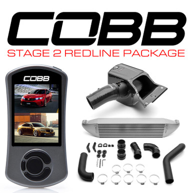 Cobb Stage 2 Redline Carbon Fiber Power Package Silver for Honda Civic Type R (FL5), Acura Integra Type-S (DE5) | HON003020-SL