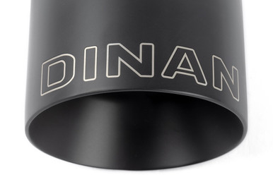 Dinan Double-Walled 4.5" Clamp-On Exhaust Tip (Black Ceramic) | D663-0640-BOX
