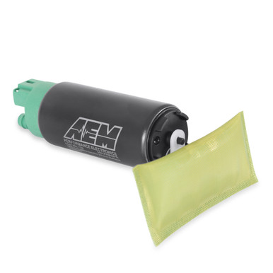 AEM 400LPH E85-COMPATIBLE HI FLOW IN-TANK FUEL PUMP - DOUBLE BARB | 50-1230