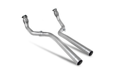 Scorpion Non-Resonated Downpipes for Audi 3.0T S4/S5 (B8/B8.5 ) | SAUP095