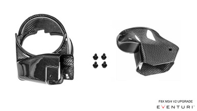 Eventuri BMW F8X M3 / M4 Black Carbon V2 Sealed Duct Upgrade Kit For V1 | EVE-F8XMV2-CF-DCT