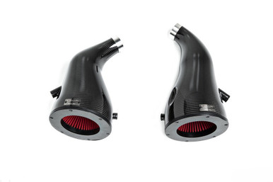 Eventuri Mercedes C190 / R190 AMG GT / GTS / GTR Black Carbon Intake + Engine Cover - Gloss | EVE-AMGGT-CF-INT