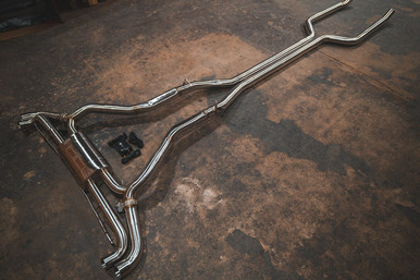 Valvetronic Designs BMW G05 X7 4.4L Catback, T304 SS, Reuses OEM Style Tips | BMW.X7.G07.V8.VSES.BR