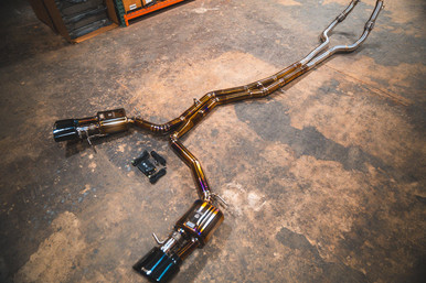 Valvetronic Designs Audi C8 RS6,RS7 4.0L Catback Grade 5 Titanium | AUD.C8.VSES.TI