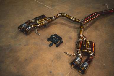 Valvetronic Designs Porsche 95B Macan S,GTS,Turbo, 3.0,3.6L, Catback, Grade 5 Titanium | POR.95B.MAC.VSES.TI