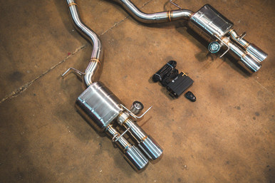 Valvetronic Designs BMW E60 M5 5.0L Catback T304 SS Brushed 3.5" Tips | BMW.E60.M5.VSES.BR