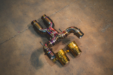 Valvetronic Designs Maclaren Artura 3.0L, F1 Catback Exhaust, Grade 5 Titanium, Titanium 3.5" Tips | MAC.ARTURA.F1.TI