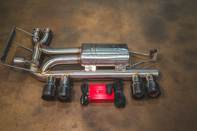 Valvetronic Designs BMW E46 M3 3.2L Exhaust Suite (3.25" Brushed Outlet Tips)
