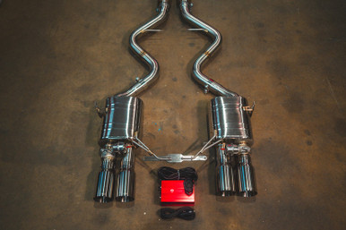 Valvetronic Designs BMW E90/E92 M3 4.0L Axleback T304 Stainless Steel Exhaust Suite (3.5" Outlet Tips)