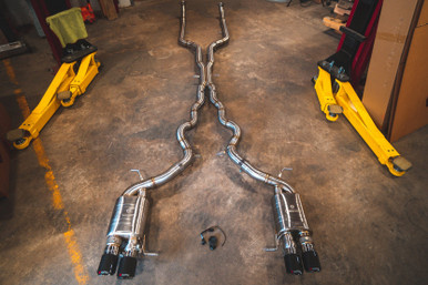 Valvetronic Designs BMW F10 M5 4.4L Catback T304 Stainless Steel Exhaust Suite (3.5" Outlet Tips)