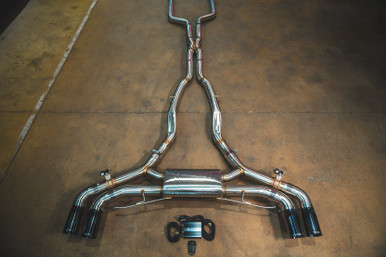 Valvetronic Designs BMW F95 X5M 4.4L T304 Stainless Steel Exhaust Suite(3.5" Outlet Tips)