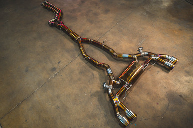 Valvetronic Designs BMW F97/F98 X3M/X4M 3.0L Catback, Grade 5 Titanium (Equal Length Midpipe)