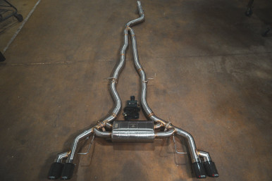 Valvetronic Designs BMW G01, X3/X4 M40i 3.0L Catback, T304 Stainless Steel (3.5" Tips)