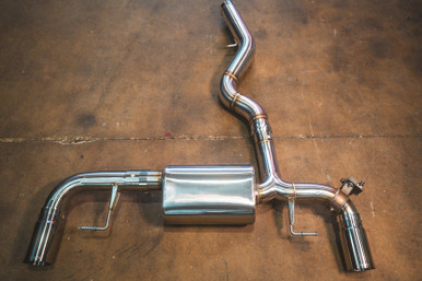 Valvetronic Designs BMW G20, 330i/430i 2.0L Axleback, T304 Stainless Steel (3.5" Tips)