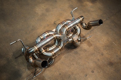 Valvetronic Designs Lamborghini Huracan STO 5.2L F1 Catback Exhaust Suite Bespoke OEM Style Valvetronic Tips