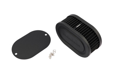 Ramair Pleated Carb Intake Air Filter MultiFit Blank Plate 65mm Int Height | PR-RS2V2-245-403