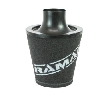 Ramair Foam Jet Stream Medium Cone Air Filter 70mm (2.75inch) OD | JS-175-70-BK