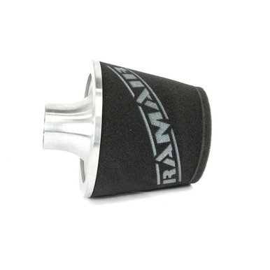 Ramair Foam Jet Stream Large Cone Air Filter 70mm (2.75inch) OD Silver | JS-070-SL