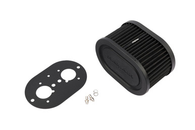 Ramair Pleated Carburettor Air Filter Baseplate to fit Weber 40 IDF - 100mm Int Height | PR-RS2V2-240-404