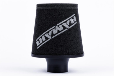 Ramair Foam Jet Stream Small Cone Air Filter 80mm (3.1inch) OD | JS-107-BK