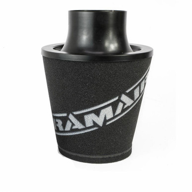 Ramair Foam Jet Stream Medium Cone Air Filter 90mm (3.5inch) OD | JS-175-90-BK