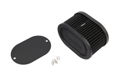 Ramair Pleated Carb Intake Air Filter MultiFit Blank Plate 100mm Int Height | PR-RS2V2-245-404