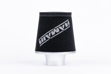 Ramair Foam Jet Stream Small Cone Air Filter 90mm (3.5inch) OD Silver | JS-150-90-SL