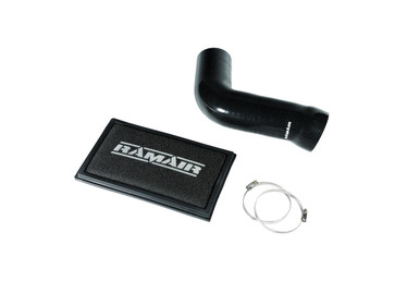 Ramair RPF-3129-RIP-BK - Silicone Intake Pipe Hose & Replacement Air Filter - Audi S3 TSI MQB | RPF-3129-RIP-BK