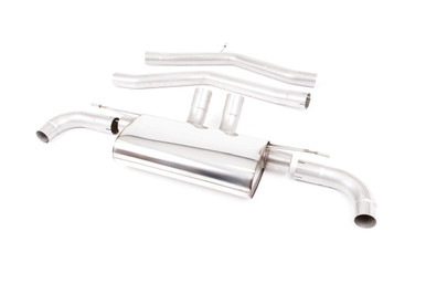Milltek Non-Valved Axle-Back Exhaust for Mk5 Toyota Supra (Burnt Titanium Tips) | SSXTY110