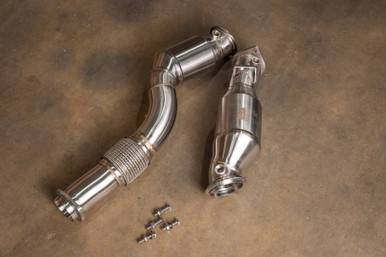 Valvetronic Designs BMW G8X M3 / M4 400 Cell Catted Downpipes