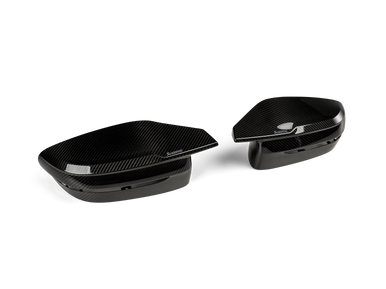 Akrapovic 2021+ BMW (G87) M2, (G80) M3 & (G82) M4 Mirror Cap Set- Gloss Carbon