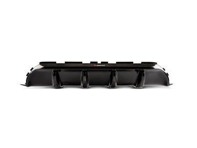 Akrapovic 18+ BMW M5 (F90) Rear Carbon Fiber Diffuser - High Gloss w/ Red/White Akrapovic Logo
