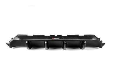 Akrapovic 18+ BMW M5 (F90) Rear Carbon Fiber Diffuser - Matte w/Red Akrapovic Logo
