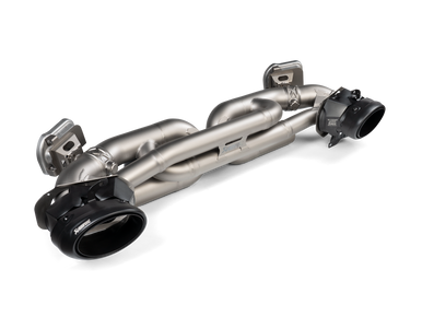Akrapovic 20-21 Porsche 911 Turbo/Turbo S (992) Tail Pipe Set (Titanium) - Black