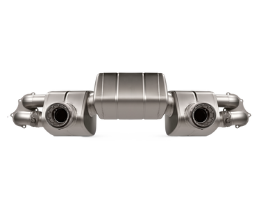 Akrapovic 2020+ Porsche Cayman GT4 (718) Slip-On Race Line (Titanium) (Req Tips / Option 2)