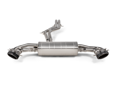 Akrapovic 2020+ Audi RS Q8 (M4) Evolution Line Cat Back (Titanium) w/Carbon Fiber/Titanium Tips