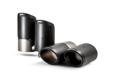 Akrapovic 2018+ Porsche Cayenne V6 (536) Tail Pipe Set (Carbon)