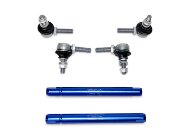 SuperPro Front Sway Bar Link Kit - Heavy Duty Adjustable (254mm-305mm Length, 10mm Studs) for 2006-2010 BMW 550i | TRC10200