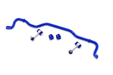 SuperPro 24mm Adjustable HD Rear Sway Bar and End Link Set - MQB AWD VW Golf R, Audi S3 for 2015-2019 Audi A3 Quattro | RC0052RZ-24KIT
