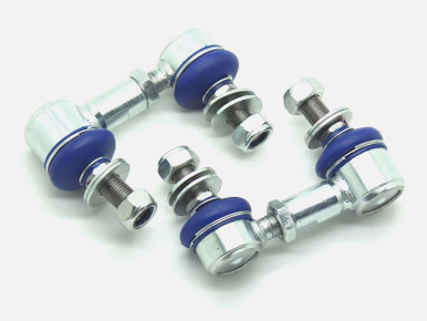 SuperPro Front Sway Bar Link Kit - Heavy Duty Adjustable (75mm-85mm Length, 10mm Studs) for 1998-2002 Honda Accord | TRC1025