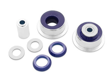 SuperPro Front LCA Inner Rear Bushing Set - Alloy Subframe - Double Offset (+Caster) for 2015-2019 Volkswagen Golf R | SPF5594K