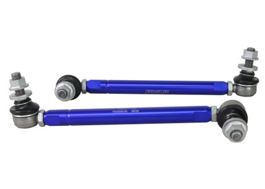 SuperPro Front Sway Bar Link Kit - Heavy Duty Adjustable (254mm-305mm Length, 12mm Studs) for 2001-2019 Toyota Highlander | TRC12200